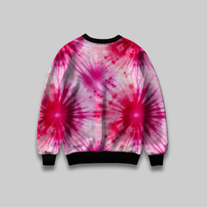 Pink Cotton Candy Tie-Dye All Over Sweatshirt