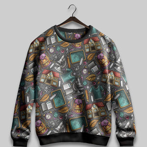 Learn in Style All-Over Print Sweatshirt