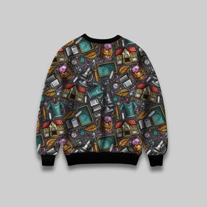 Learn in Style All-Over Print Sweatshirt