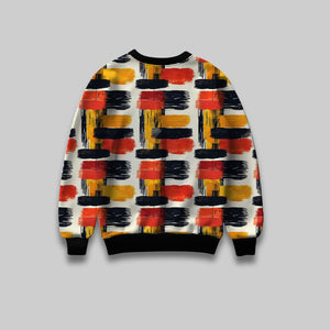Patchwork Reverie All-Over Print Sweatshirt