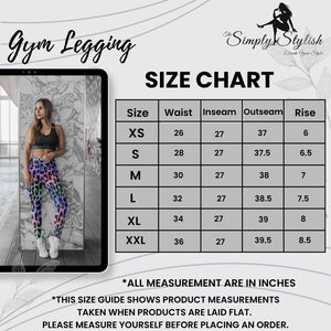 Shimmering Wildcat Print Legging