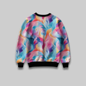 Lush Ripples All Over Print Sweatshirt