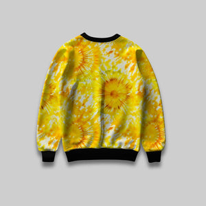 Sunny Glow Tie-Dye All over Print Sweatshirt