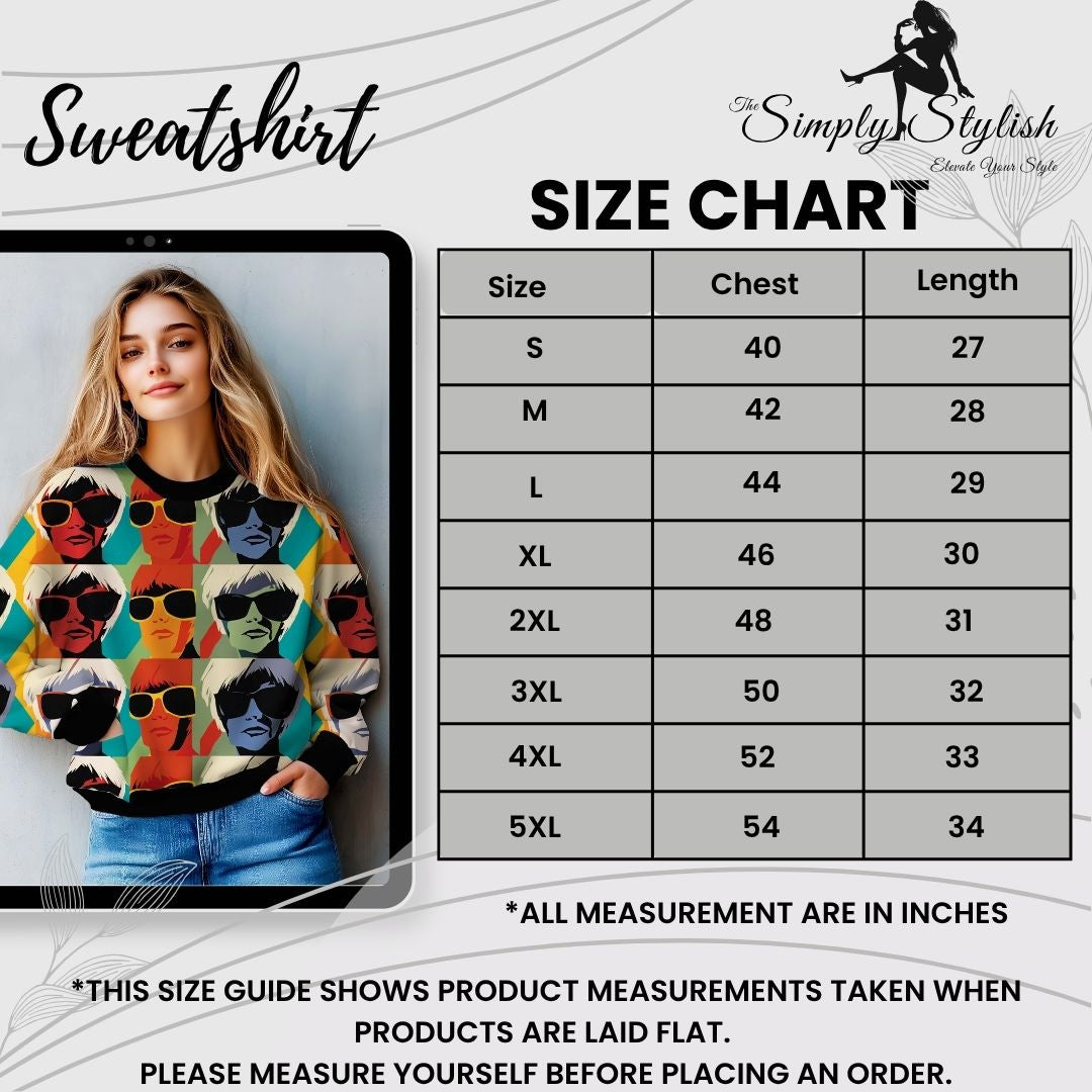 Asana Aura: Flow in Every Pose All Over Print Sweatshirt