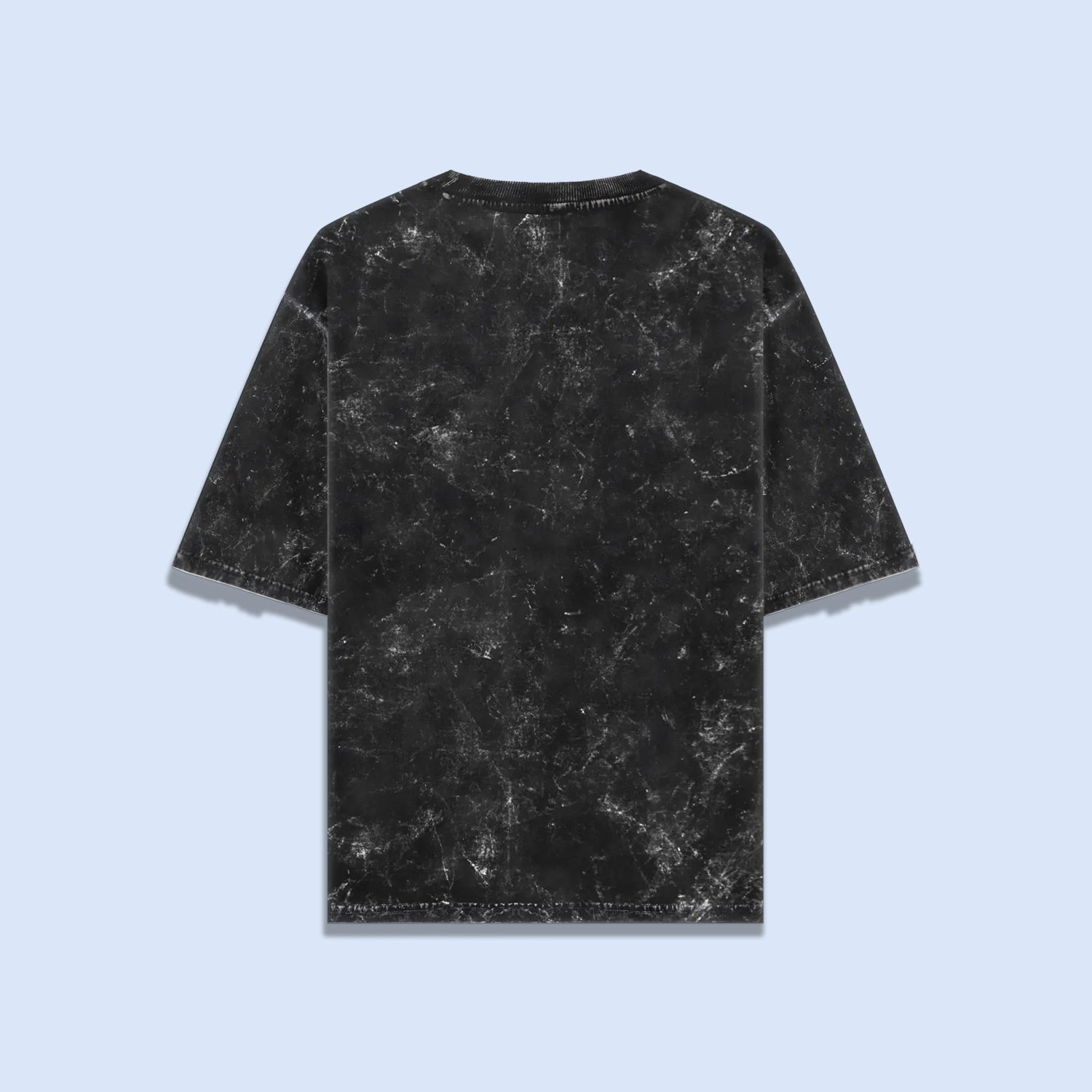 Silently Bold – Oversized Acid Wash Statement Tee