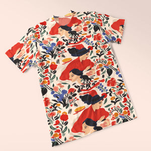 Floral Fantasy Women's Printed T-Shirt