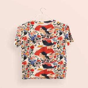 Floral Fantasy Women's Printed T-Shirt