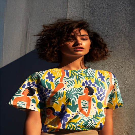 Fresh & Stylish Floral Women's Printed Tee