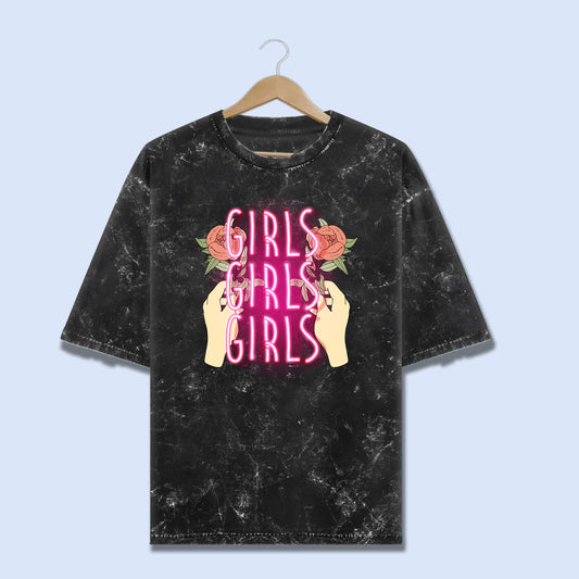 Unstoppable Vibes Washed Oversized Tee