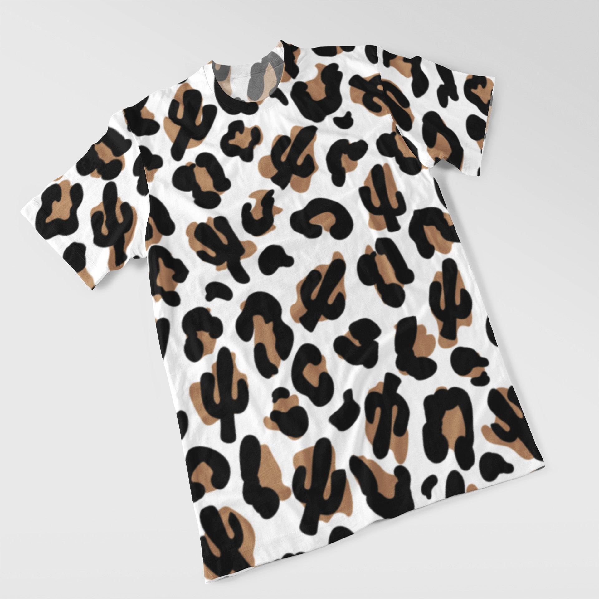 Leopard Print Women's Printed T-Shirt