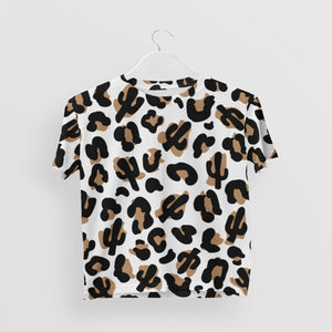 Leopard Print Women's Printed T-Shirt