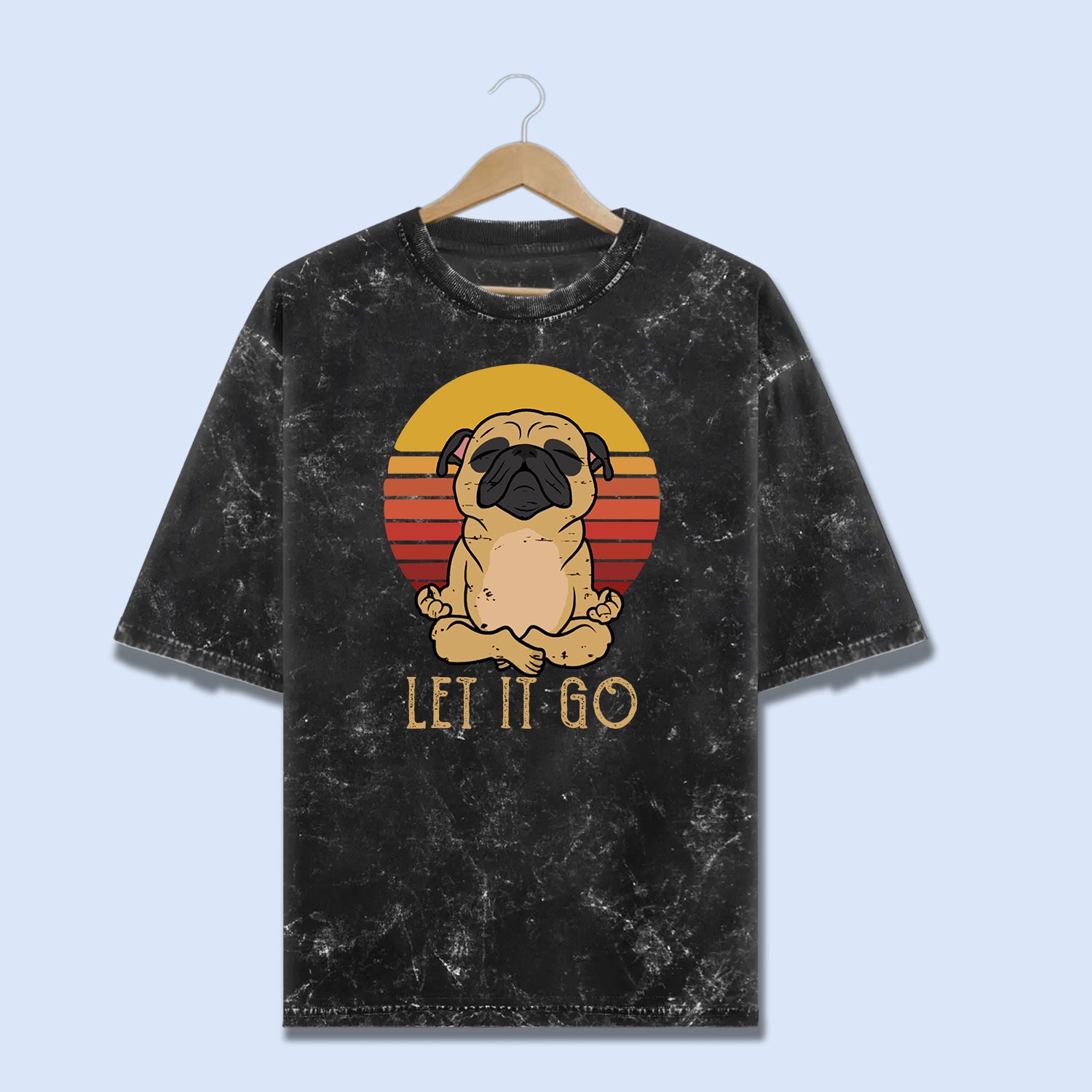 Paws & Peace – Let It Go Acid Wash Tee