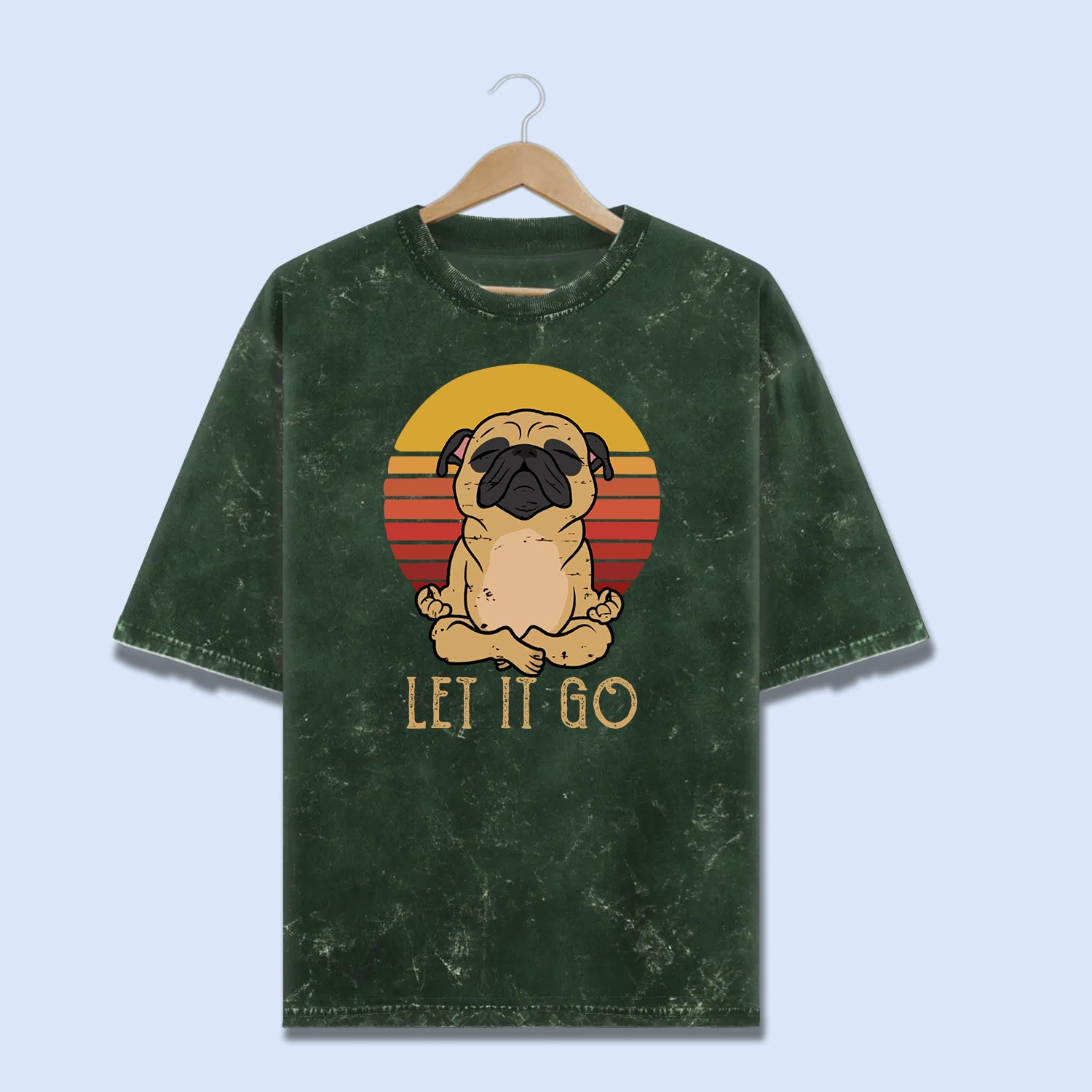 Paws & Peace – Let It Go Acid Wash Tee