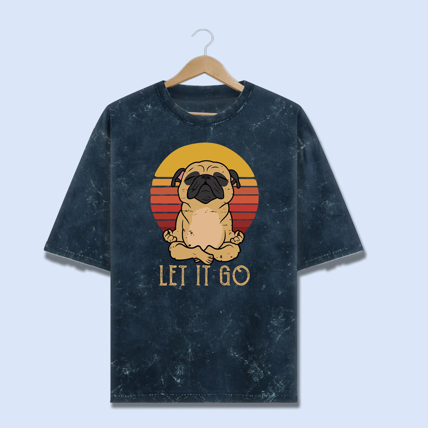Paws & Peace – Let It Go Acid Wash Tee