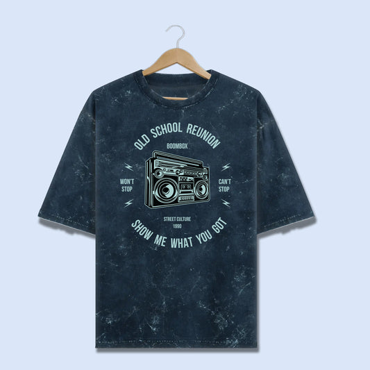 Old School Reunion – Washed Oversized Tee