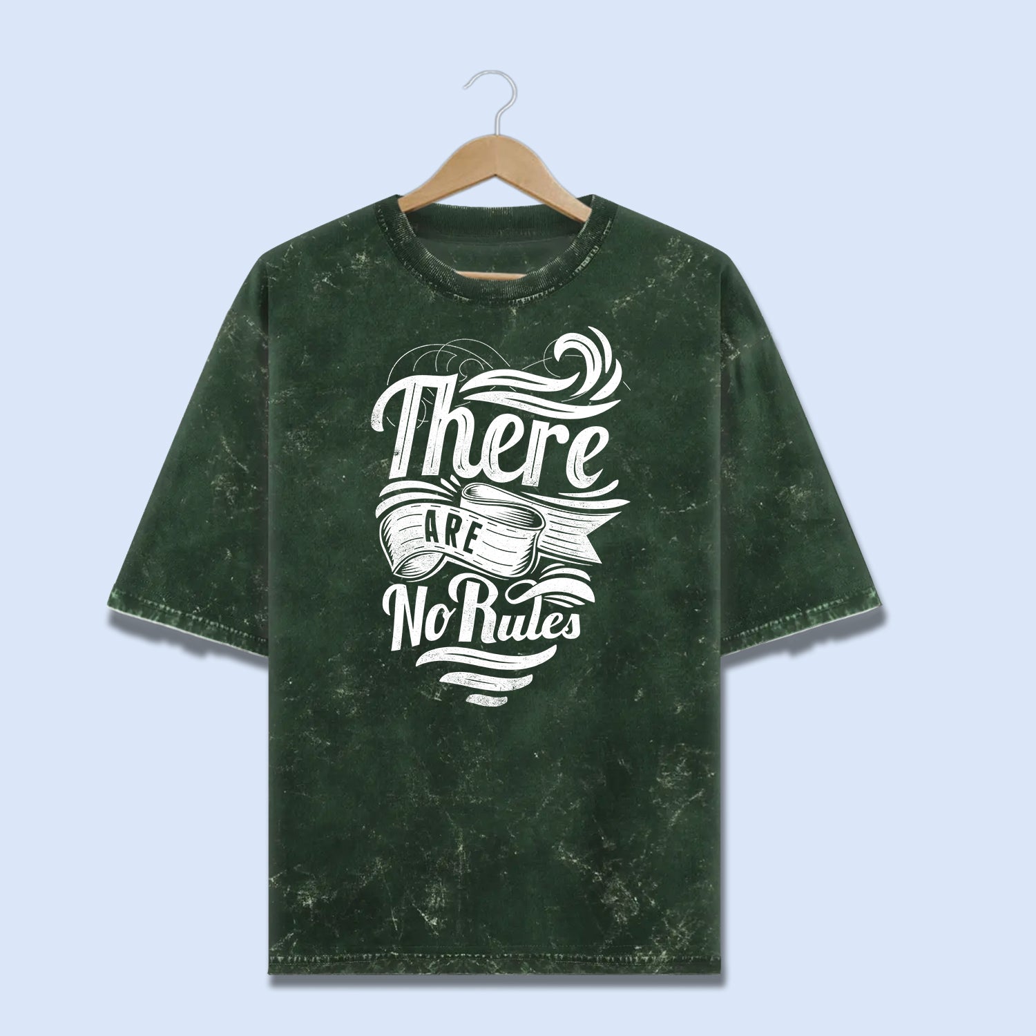 Unwritten, Unbothered – Acid Wash Oversized Fit Tee