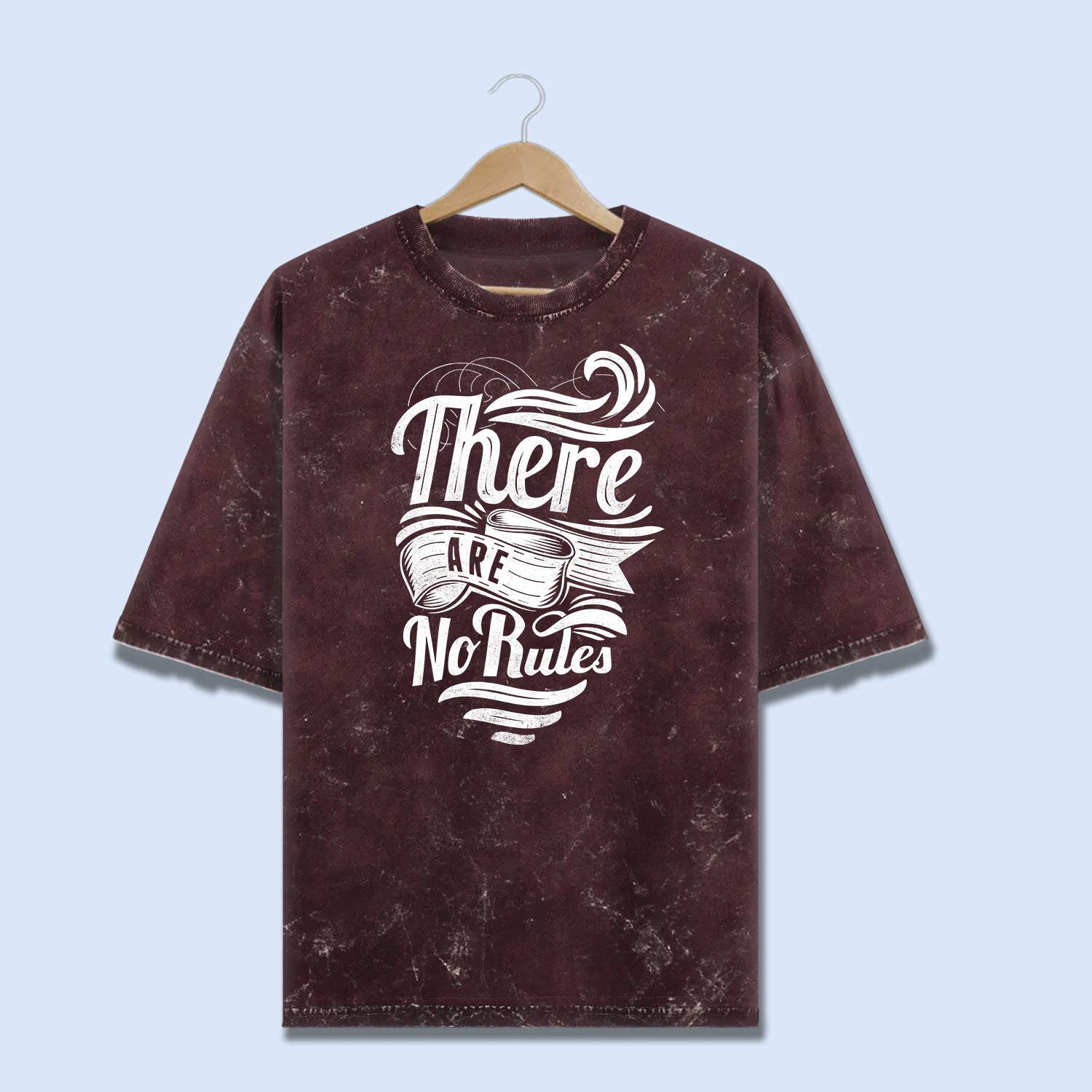 Unwritten, Unbothered – Acid Wash Oversized Fit Tee