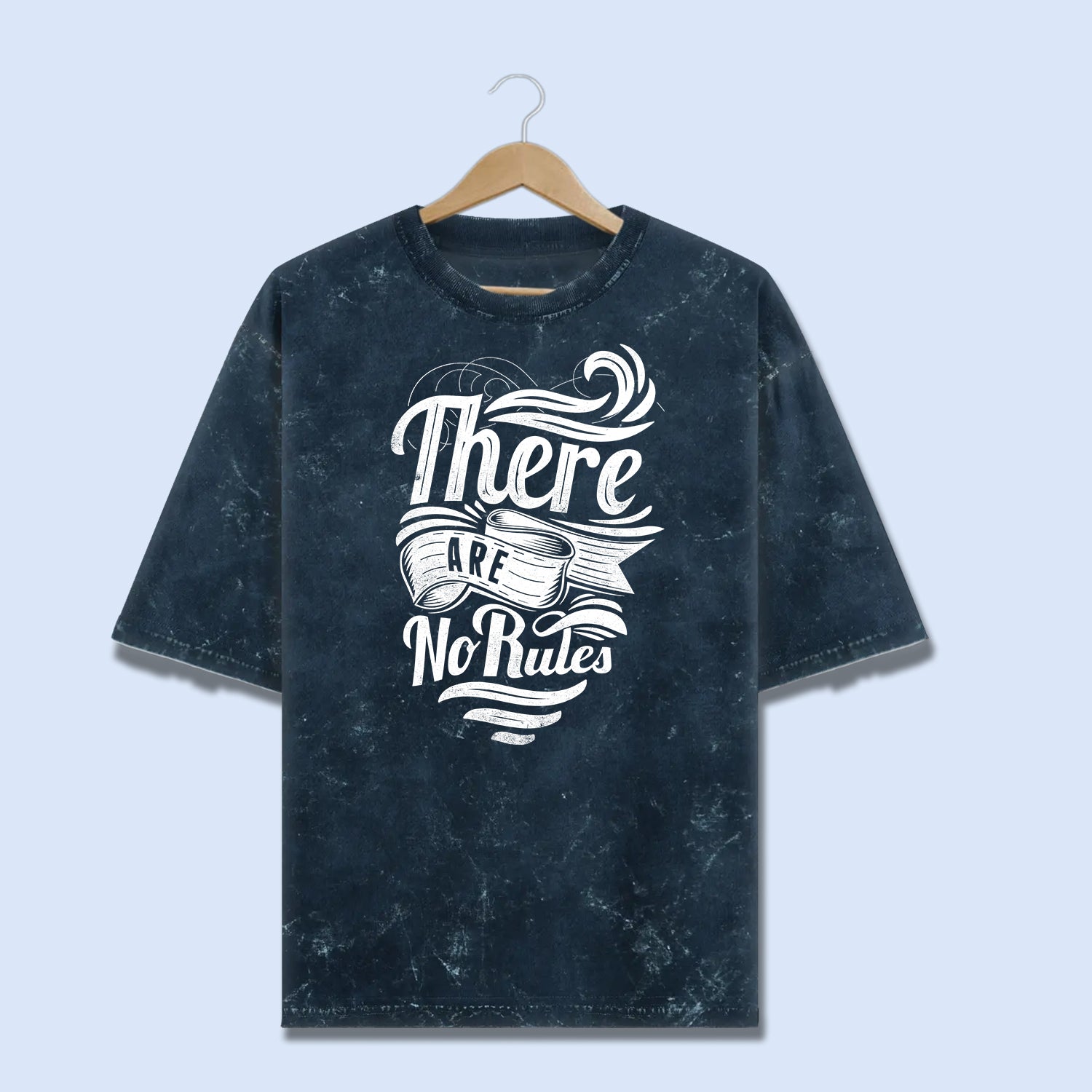 Unwritten, Unbothered – Acid Wash Oversized Fit Tee