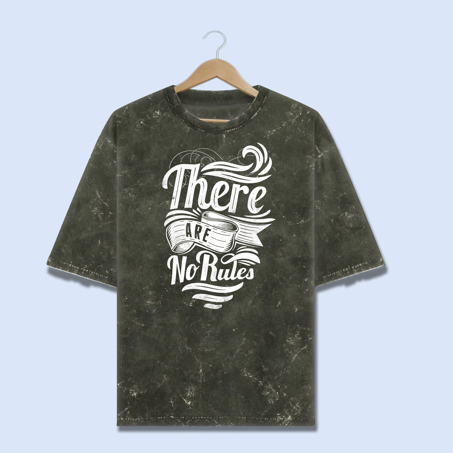Unwritten, Unbothered – Acid Wash Oversized Fit Tee