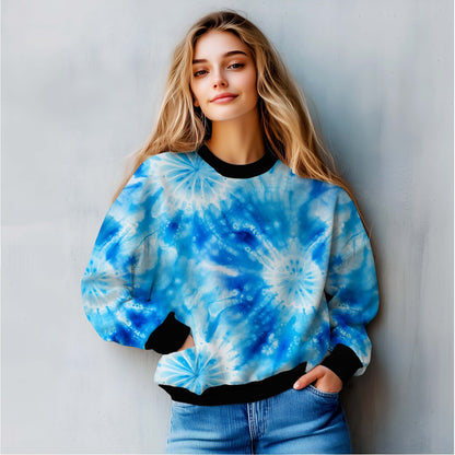 Ocean Breeze Tie-Dye Sweatshirt