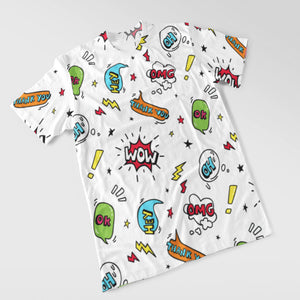 Urban Pop Art Women's All-Over Printed Tee