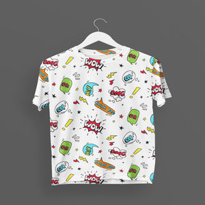 Urban Pop Art Women's All-Over Printed Tee