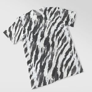 Zebra Print Women's All Over Print T-Shirt