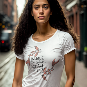 INHALE The Future EXHALE The Past Women's Classic T-Shirt