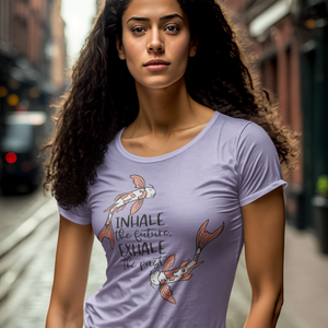 INHALE The Future EXHALE The Past Women's Classic T-Shirt