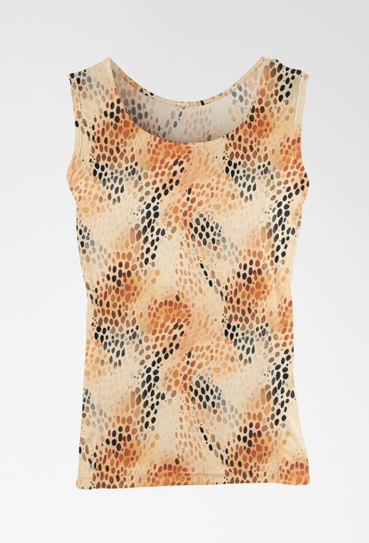 Trendy All-Over Cheetah Print Tank Top - TheSimplyStylish