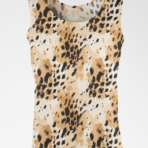 Trendy All-Over Leopard Print Tank Top - TheSimplyStylish