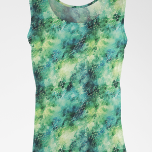 Trendy All-Over Snake Print Tank Top - TheSimplyStylish