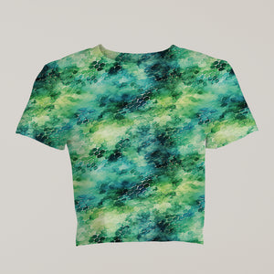 Eye-Catching Women's Printed Snake Print Crop Top - TheSimplyStylish