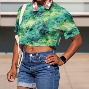 Eye-Catching Women's Printed Snake Print Crop Top - TheSimplyStylish