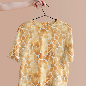 Eye-Catching Women's Printed Giraffe Print Crop Top - TheSimplyStylish