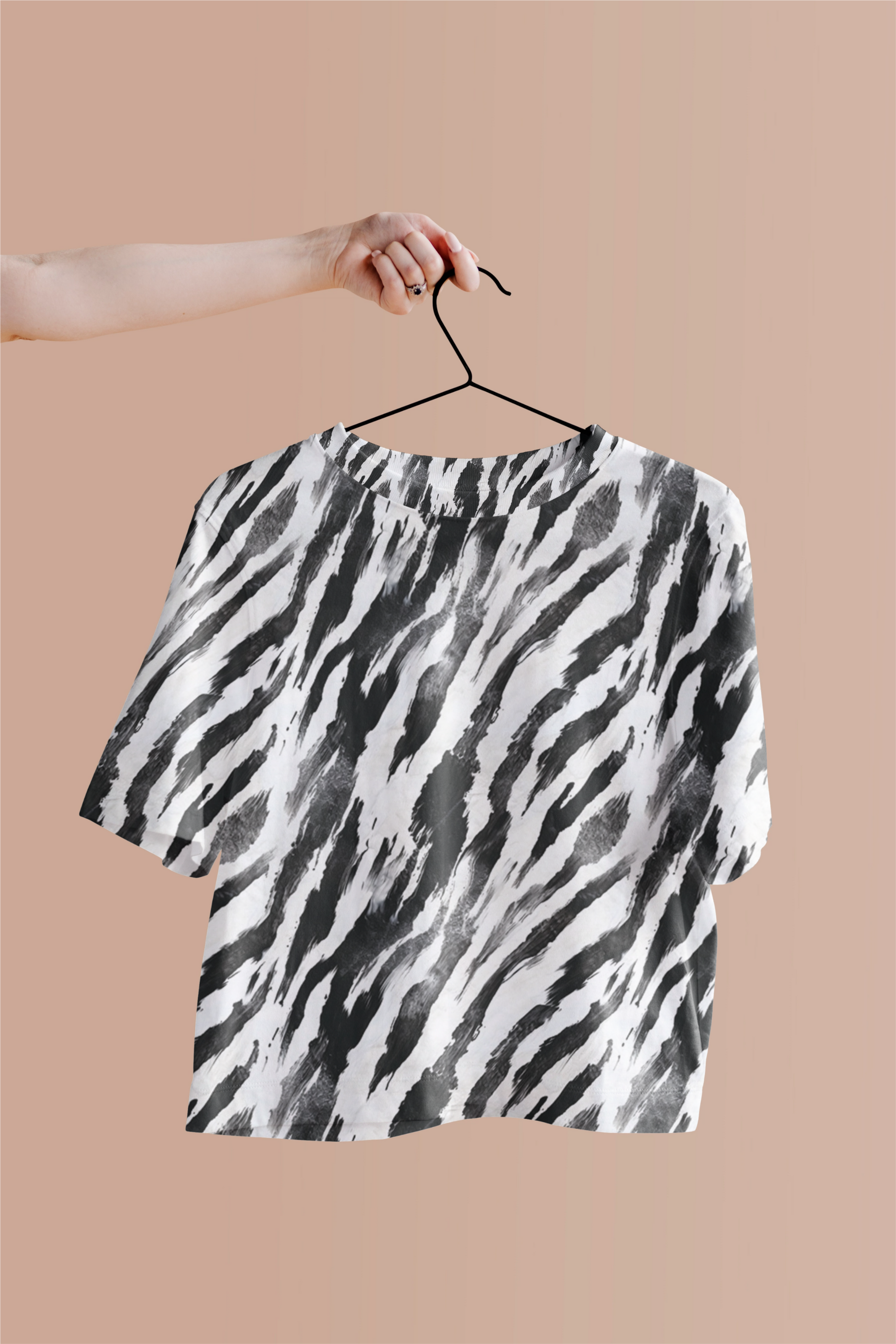 Eye-Catching Women's Printed Zebra Print Crop Top - TheSimplyStylish