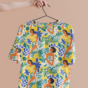 Eye-Catching Women's Printed Floral Print Crop Top - TheSimplyStylish