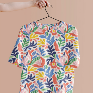 Eye-Catching Women's Printed Floral Print Crop Top - TheSimplyStylish