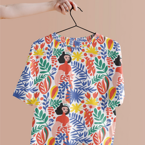Eye-Catching Women's Printed Floral Print Crop Top - TheSimplyStylish