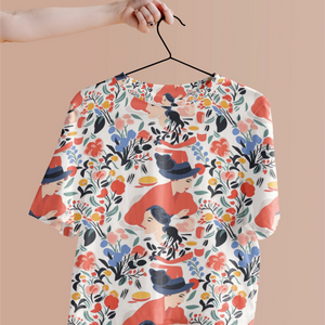 Eye-Catching Women's Printed Floral Print Crop Top - TheSimplyStylish