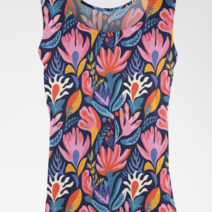 Eye-Catching Women's Floral Print Tank Top - TheSimplyStylish