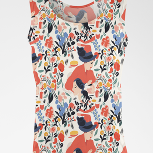 Eye-Catching Women's Floral Print Tank Top - TheSimplyStylish