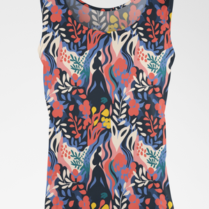 Eye-Catching Women's Floral Print Tank Top - TheSimplyStylish