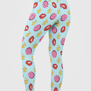 Sweet & Sassy Pop Art Print Legging