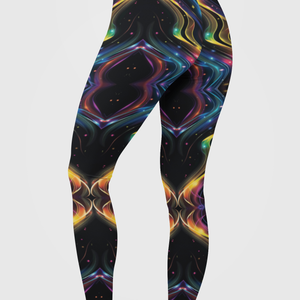 Luminous Energy Flow Print Legging