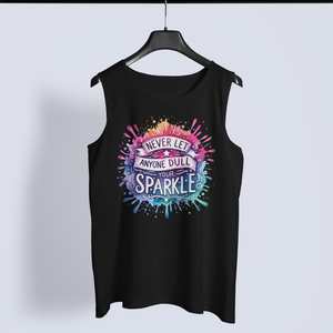 Radiate Positivity – Chic Graphic Tank Top