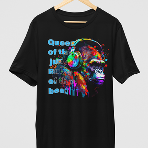 Queen of the jungle Ruler of the beat Women's T-Shirt