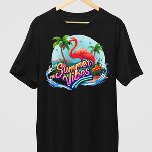 Flamingo Summer Vibes Women's Classic T-Shirt