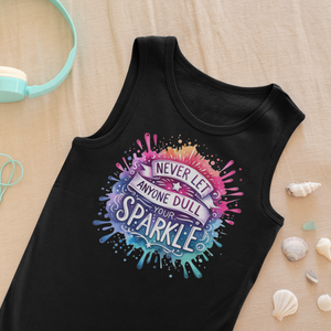 Radiate Positivity – Chic Graphic Tank Top