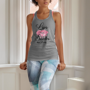 Lips Sweeter Than Honey – Trendy Graphic Tank Top